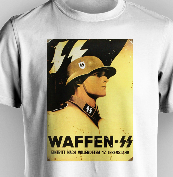 Waffen SS Nederland poster t-shirt