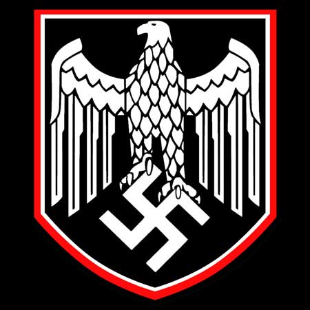 American History X Wehrmacht Eagle vinyl sticker