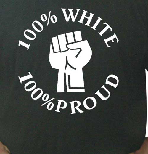 White and Proud t-shirt