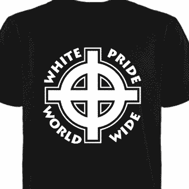 White Pride World Wide t-shirt (white ink)
